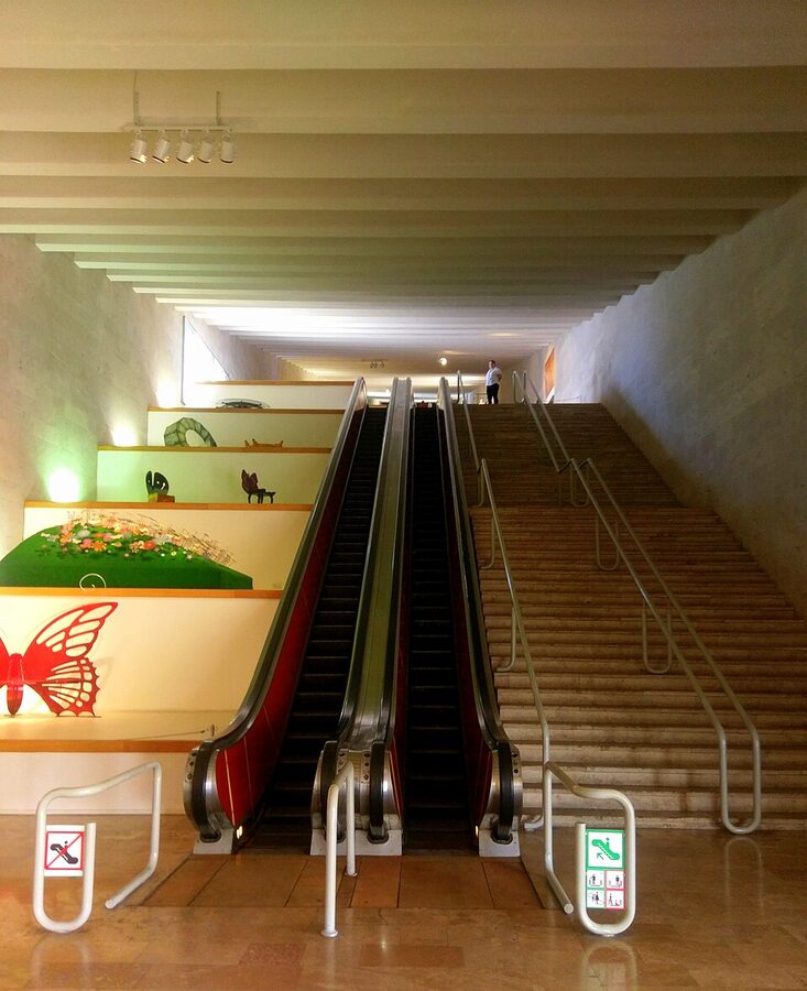 Inside the Cafesjian Museum exhibition space