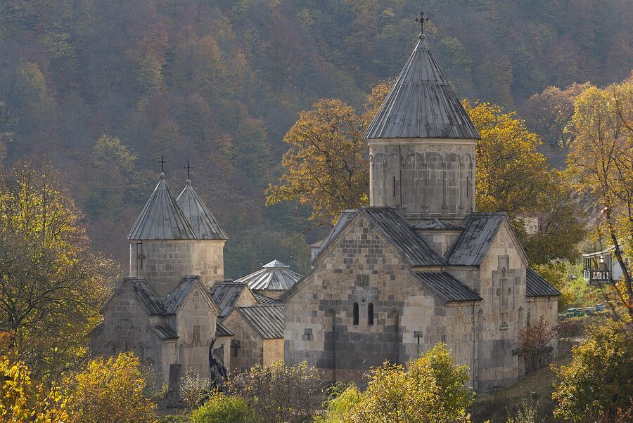 Haghartsin Monastery in autumn