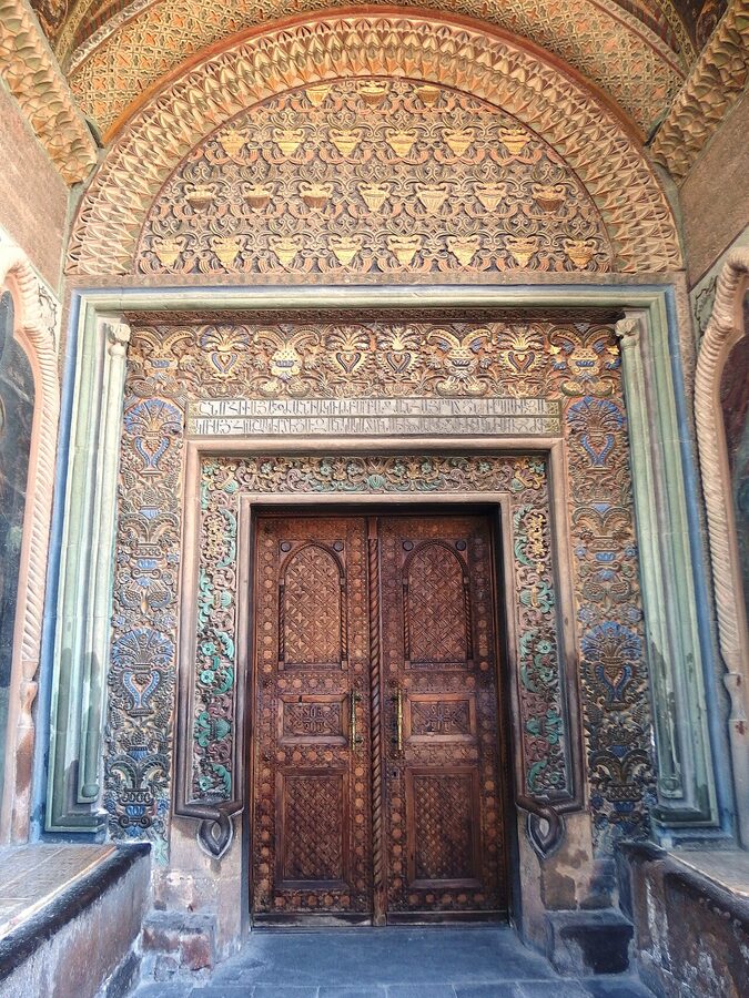 Western portal of Etchmiadzin Cathedral