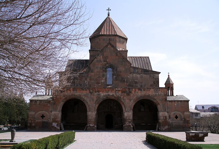 St Gayane Church front facade