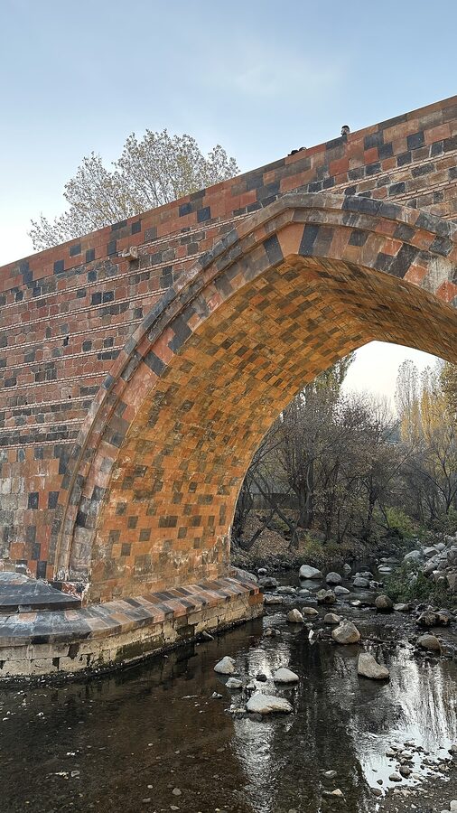 Restored arches of the Red Bridge over the Hrazdan River
