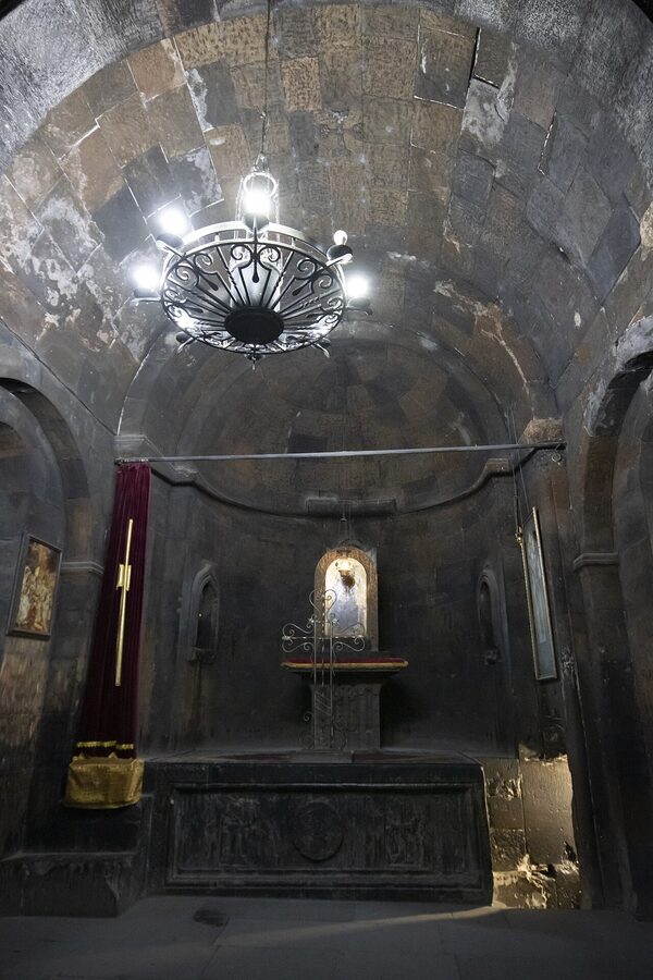 Interior of the chapel at Khor Virap monastery
