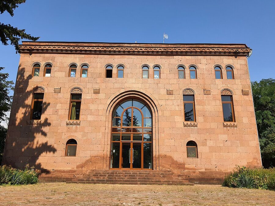 The Byurakan Astrophysical Observatory main building on the southern slopes of Mount Aragats