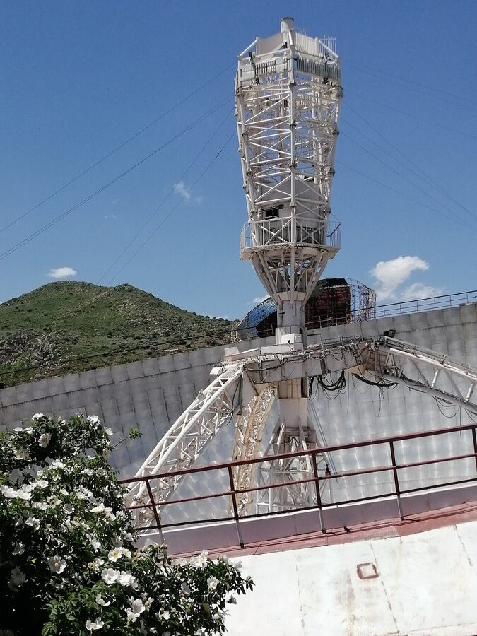 The ROT-54 Radio-Optical Telescope at Orgov, an unusual Soviet-era observatory near Mount Aragats