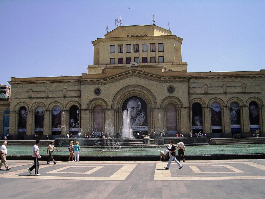Museums building containing the History Museum and National Gallery of Armenia