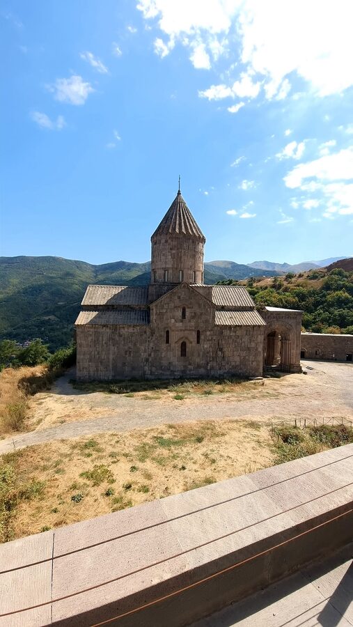Saints Paul and Peter Church at Tatev Monastery, the main 9th-century church of the complex