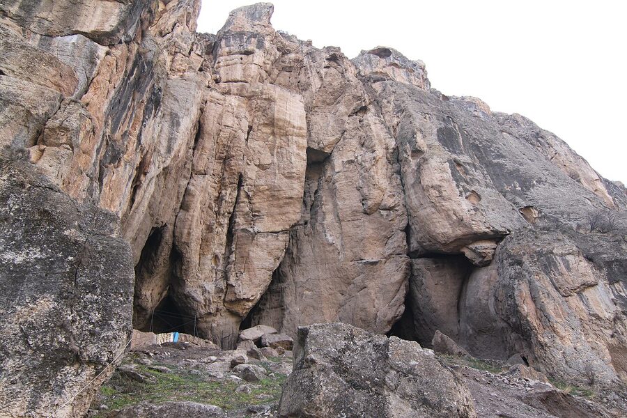 Entrance to the Areni-1 cave in southern Armenia
