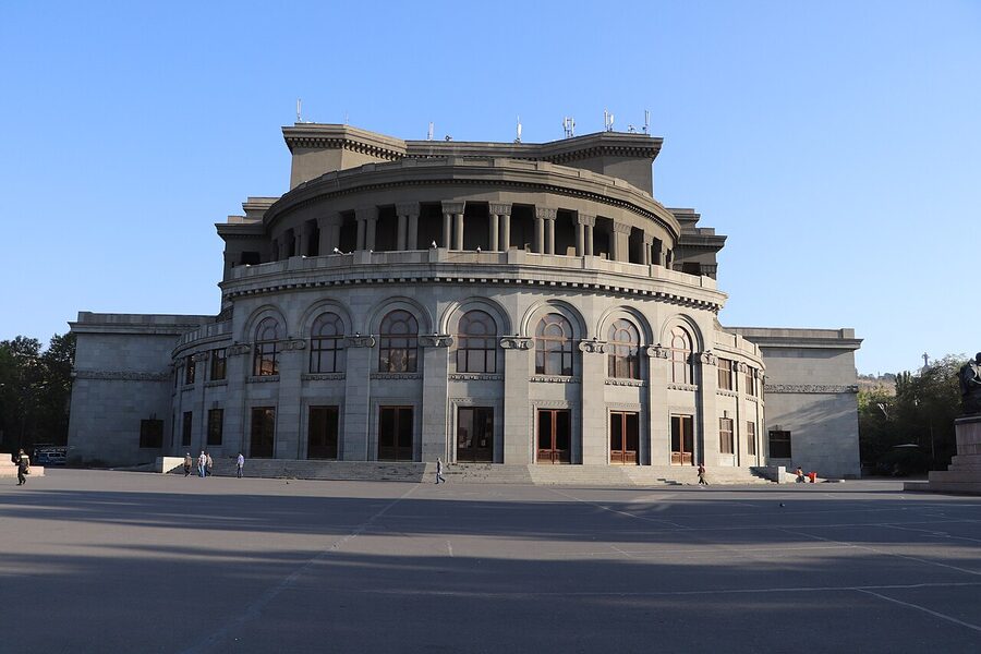 Yerevan Opera Theatre front facade